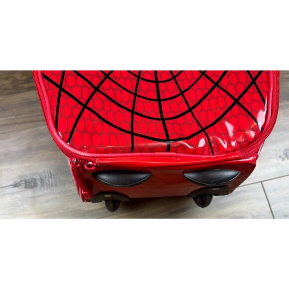 Disney Store Spiderman Rolling Suitcase Carry-On Disney Store Red - Picture 7 of 7